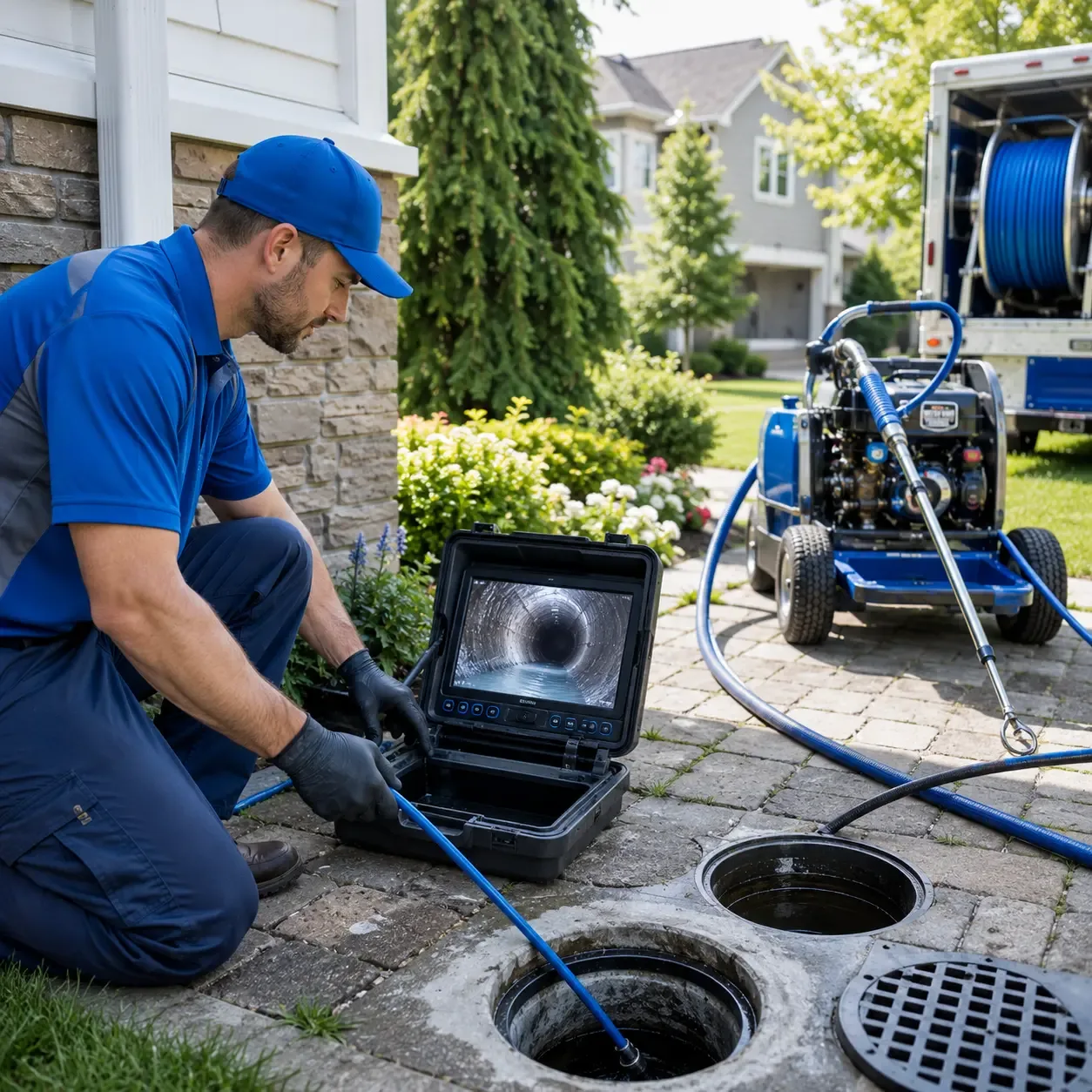 Outdoor drain cleaning professionals serving Portland, ND